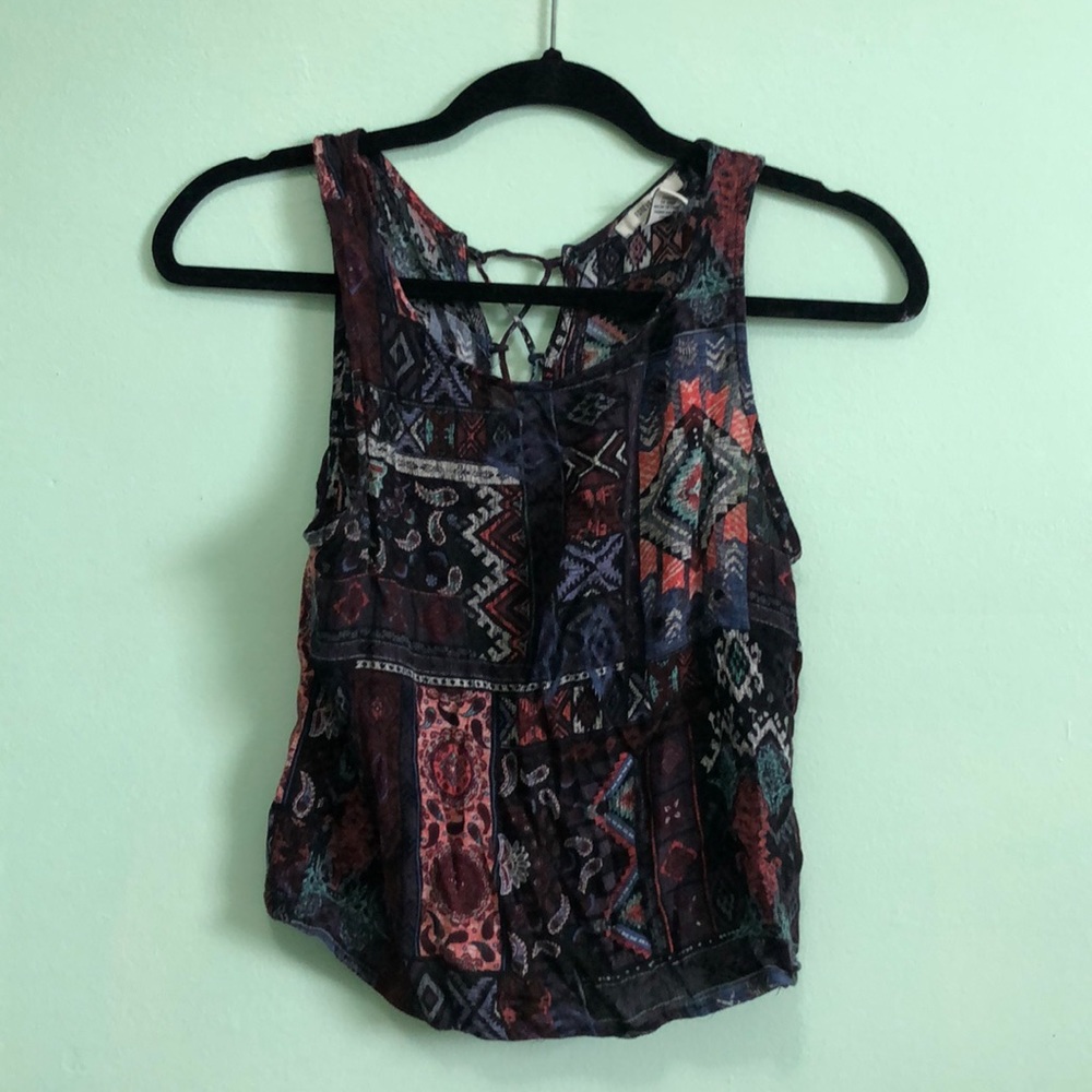 Forever21 Tribal Tank Top (Small)